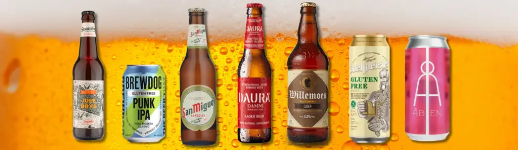 Et udvalg af glutenfri øl i Danmark – fra Estrella Damm til ÅBEN.